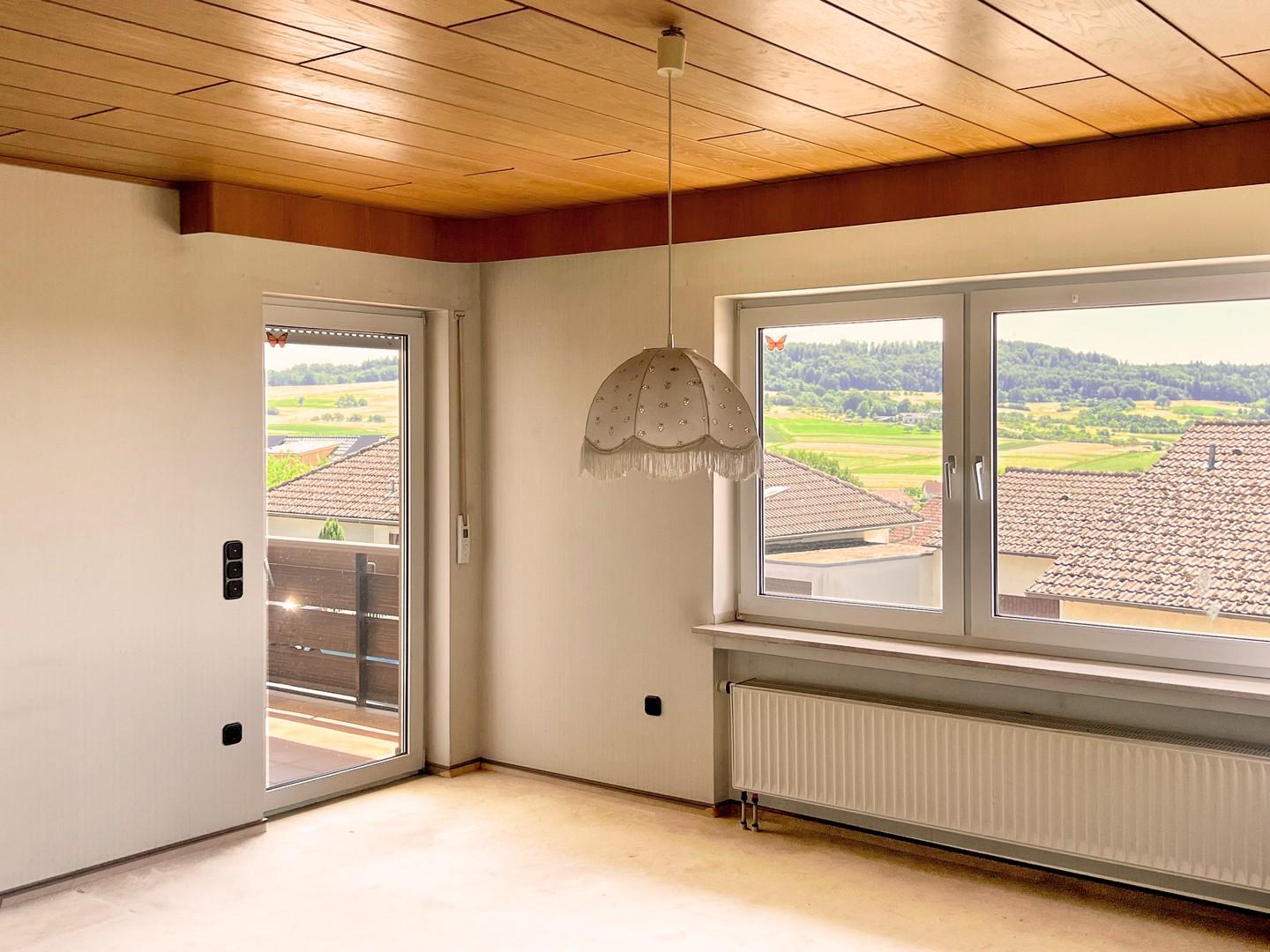 Schlafzimmer Zugang zur Loggia