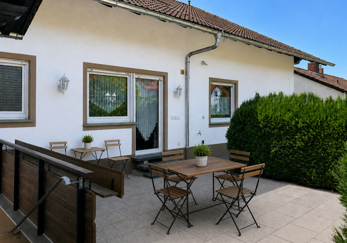 Terrasse zum Garten