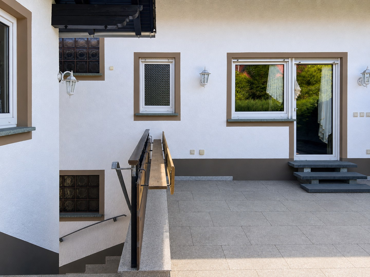 Treppe zum Hof