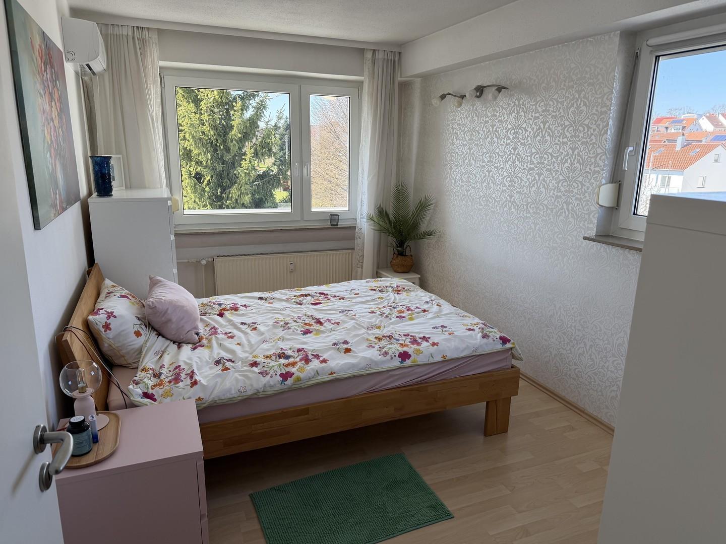 Schlafzimmer mit Klimaanlage
