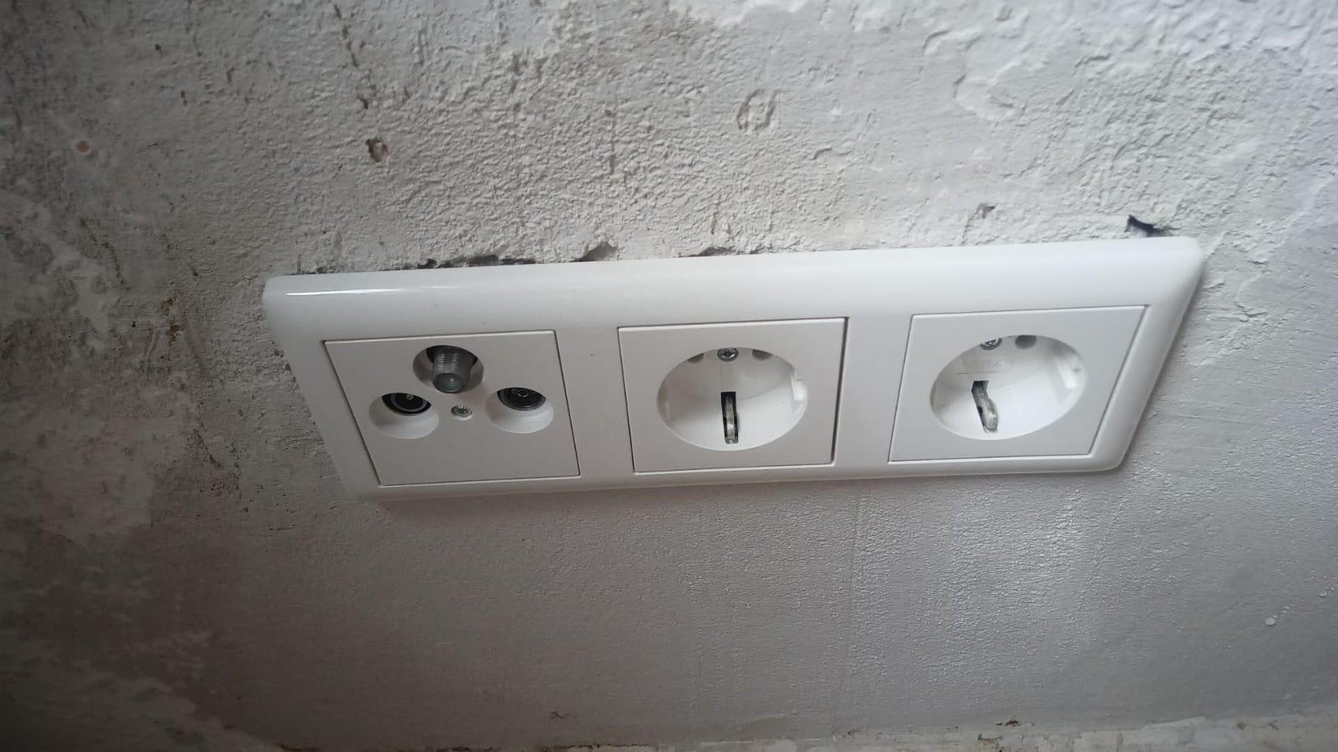 Neue Steckdosen