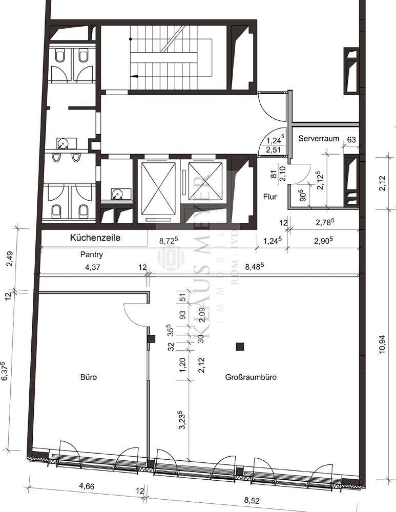 ca. 159 m² vorn