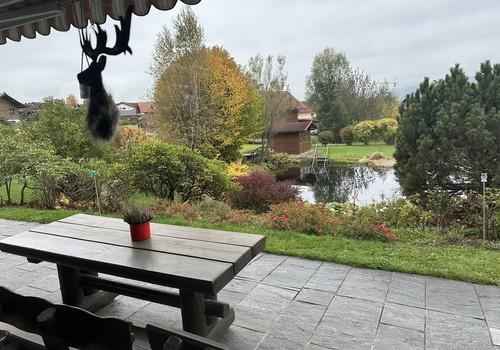 Terrasse Gartenblick