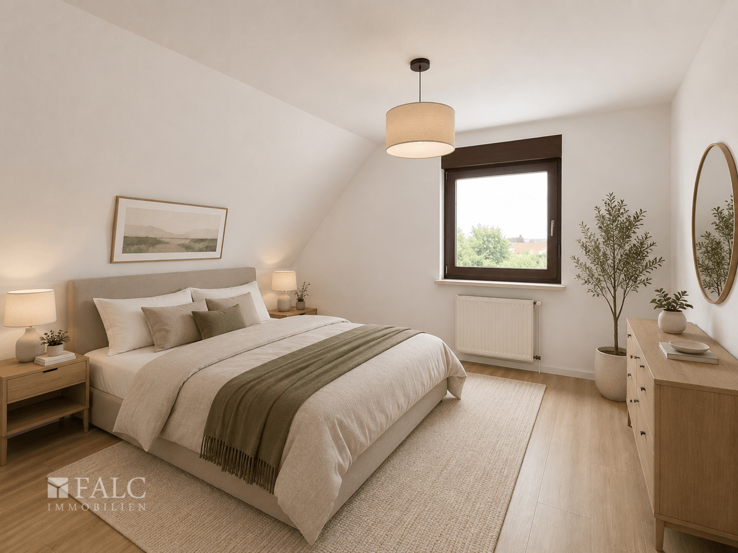 Schlafzimmer virtualisiert