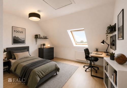 Schlafzimmer virtualisiert