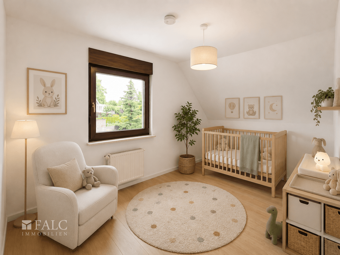 Babyzimmer virtualisiert