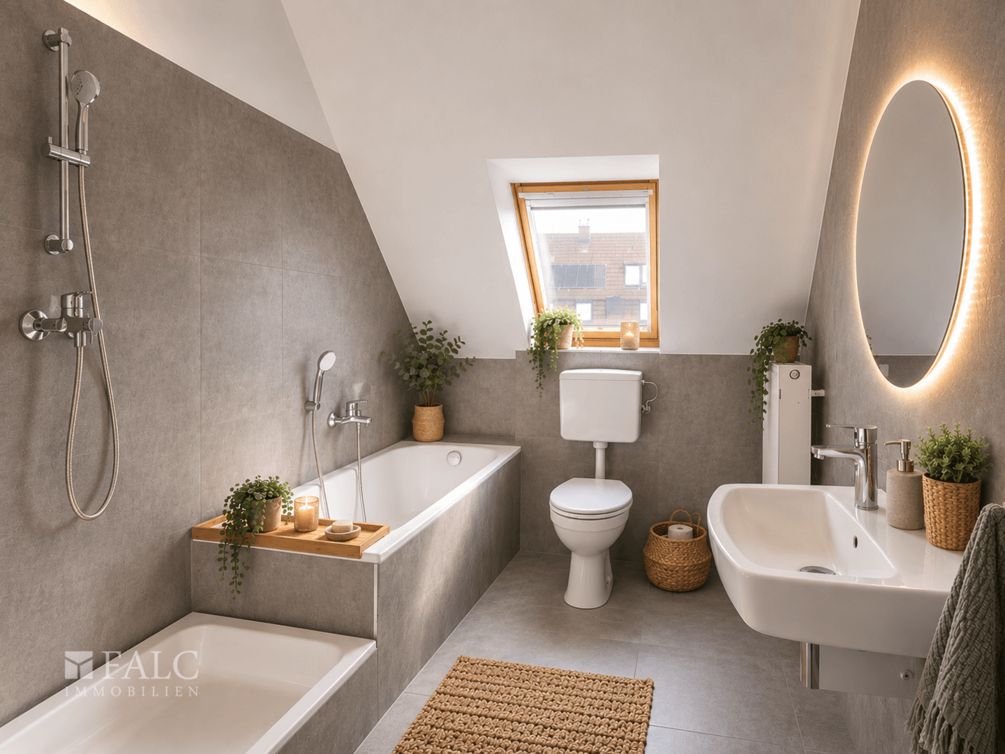 Badezimmer virtualisiert