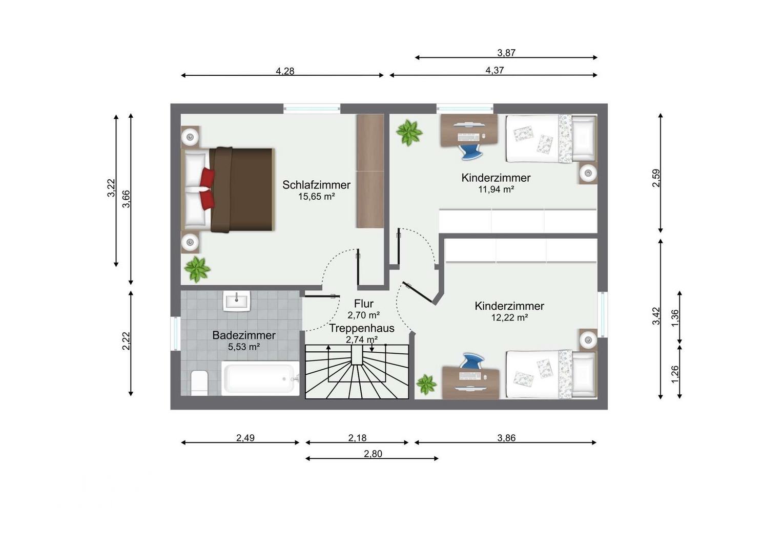 Grundriss Dachgeschoss