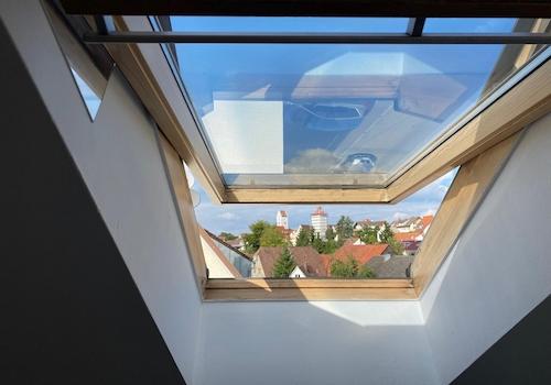 Blick aus dem Badfenster