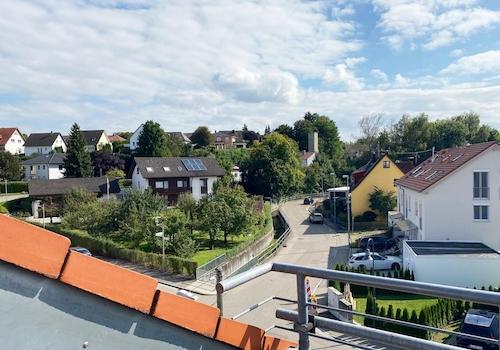 Blick vom Balkon