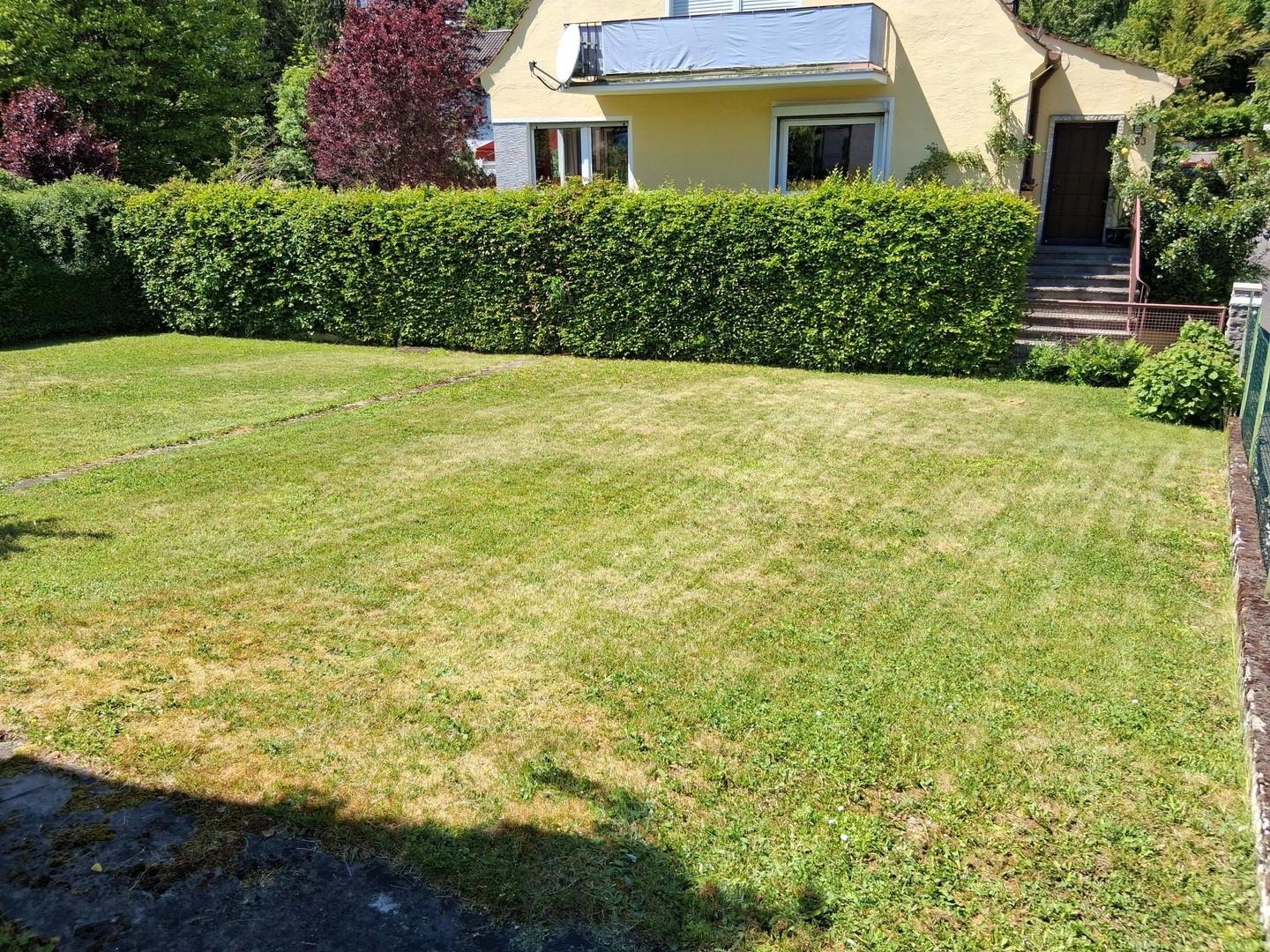 Baugrundstück Längsansicht