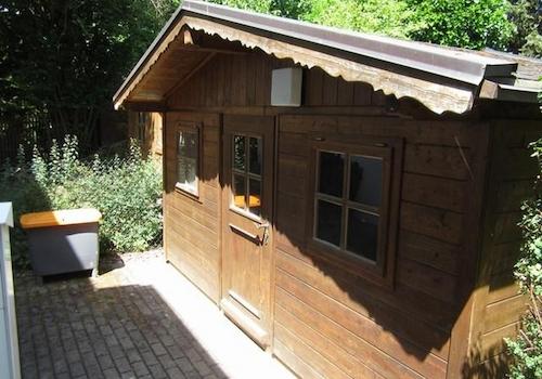 Gemeinschaftliche Fahrradhütte