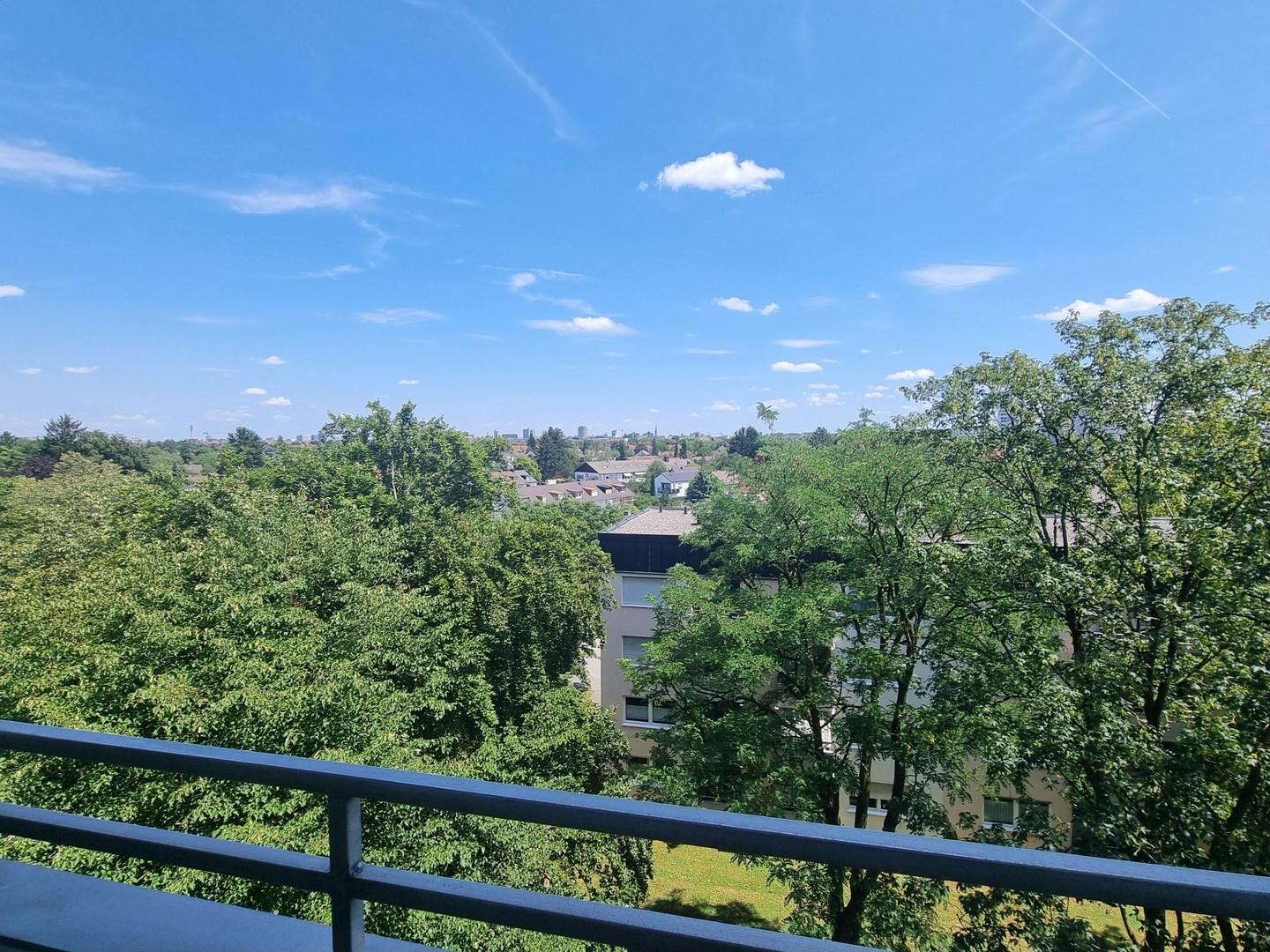 Ausblick vom Balkon