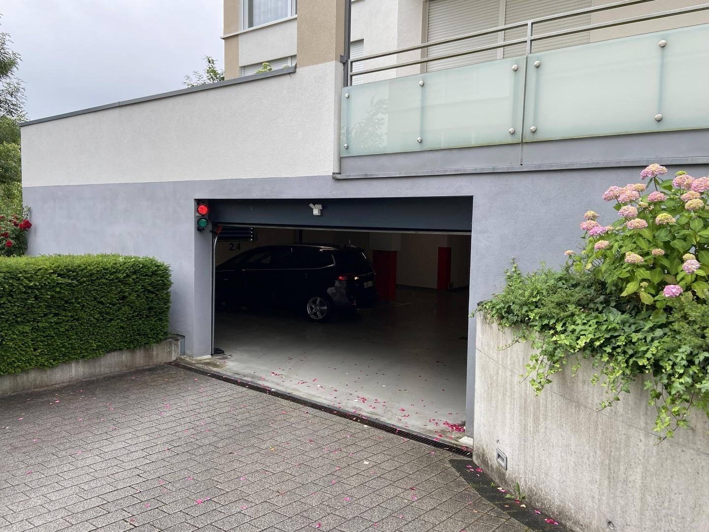 Einfahrt in Tiefgarage