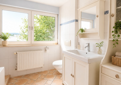 Badezimmer, Wohnung A