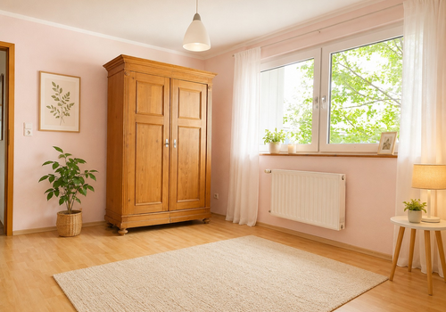 Schlafzimmer, Wohnung A