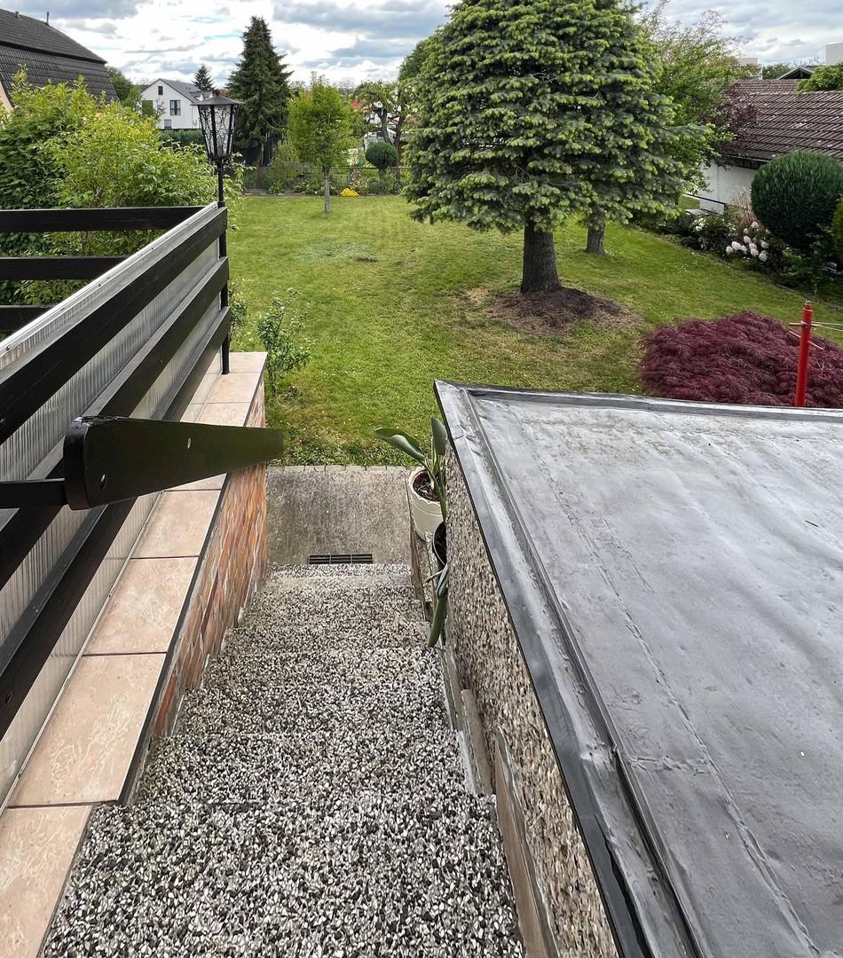 Terrassentreppe zum Garten