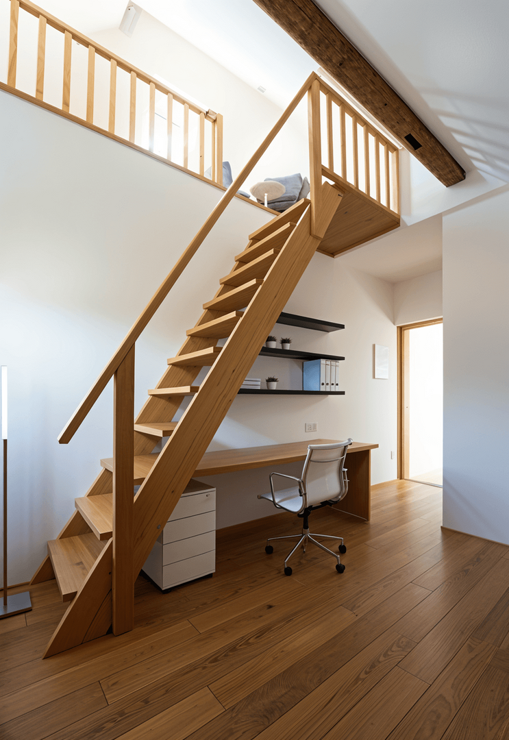 KI-Idee Büro mit Galerie