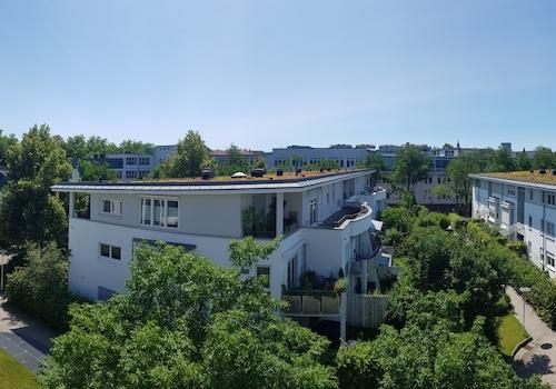 Panoramablick vom Balkon