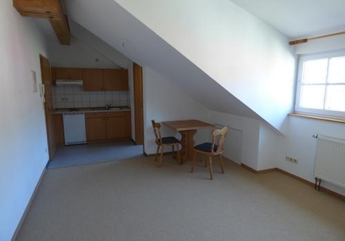 Wohn-Schlafzimmer mit Küche