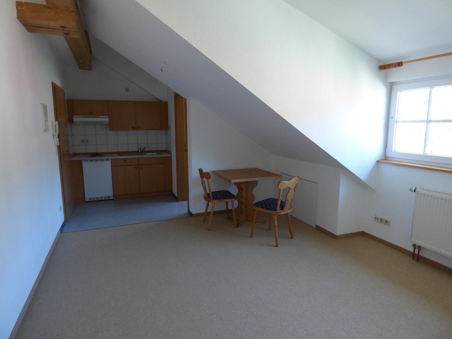Wohn-Schlafzimmer mit Küche