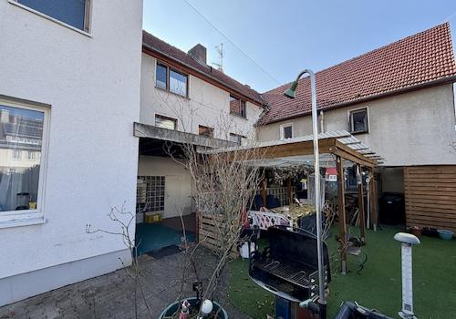 Blick auf den Hof