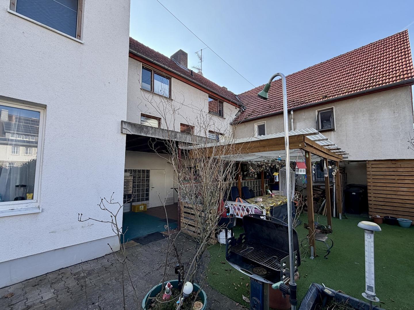 Blick auf den Hof