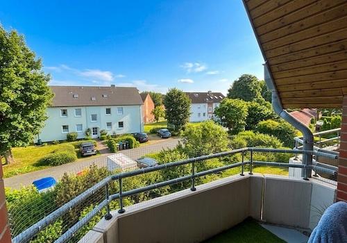Ausblick vom Balkon