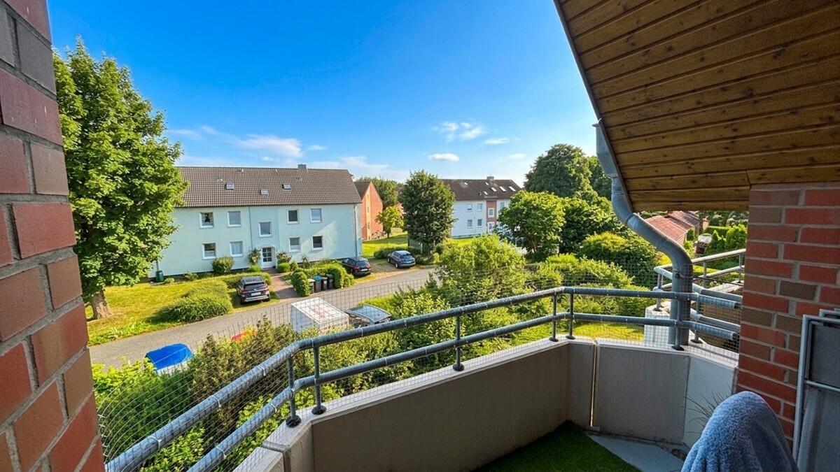 Ausblick vom Balkon