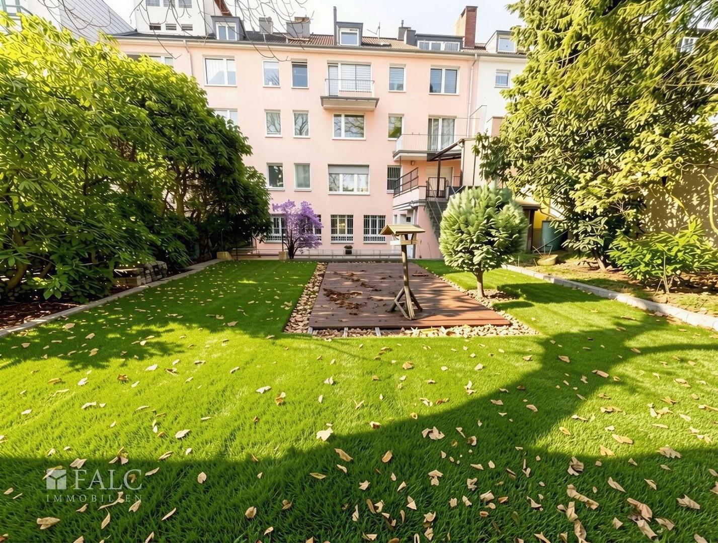 Garten Hinterhausseite
