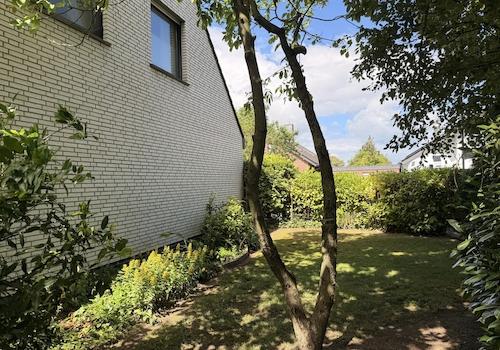 Der Bereich links am Haus