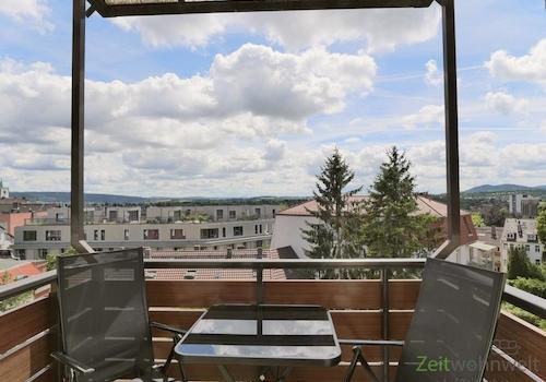 Blick auf den Balkon