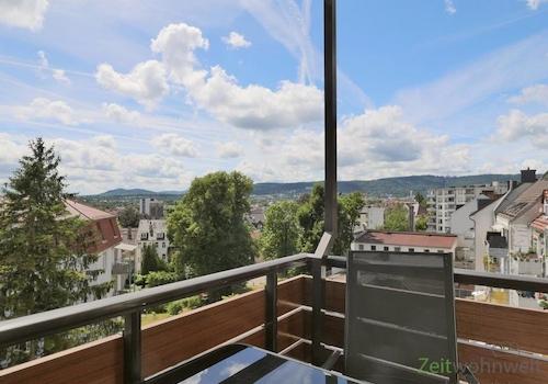 Blick vom Balkon