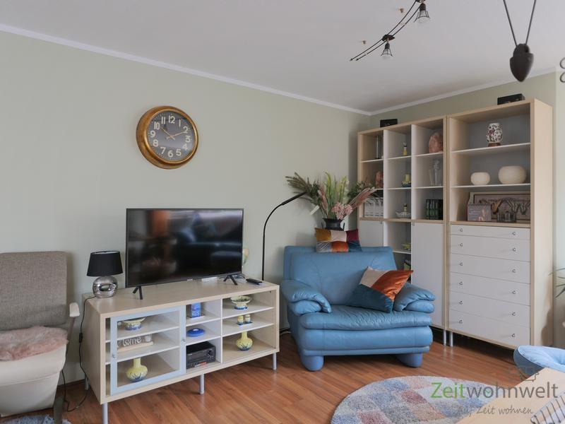 TV und Schrankwand