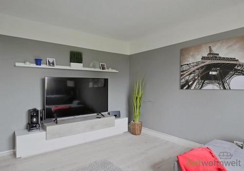 XXL-TV im Wohnzimmer
