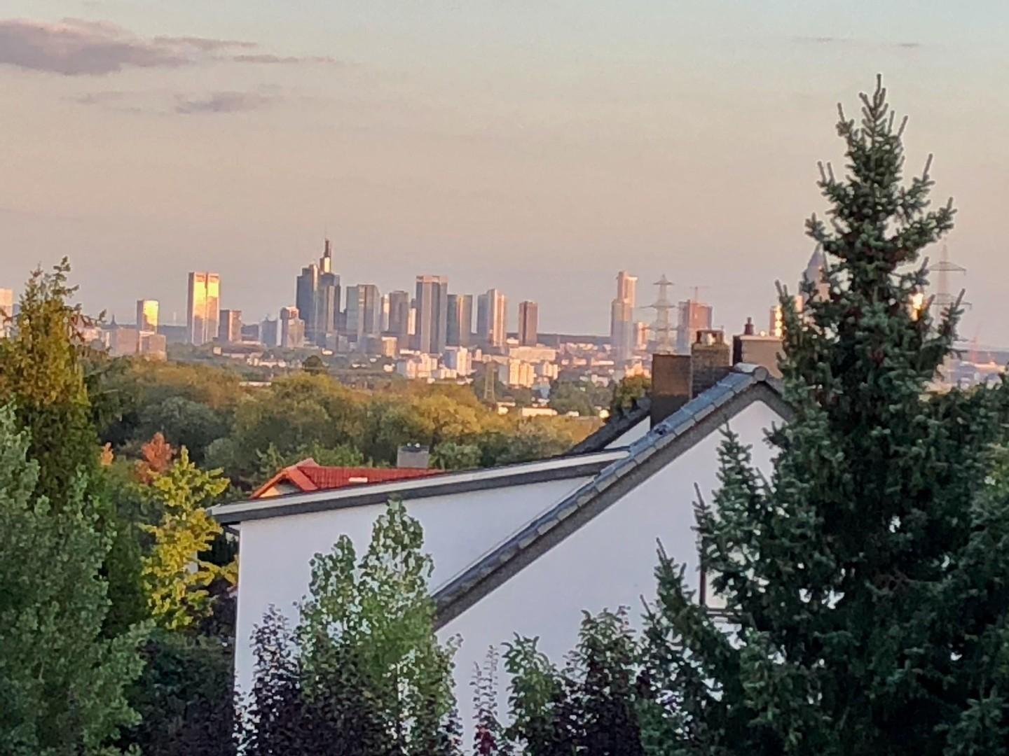 Blick vom DG auf Frankfurt