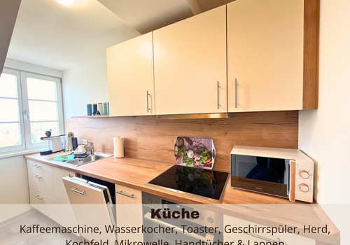 voll ausgestattete Küche
