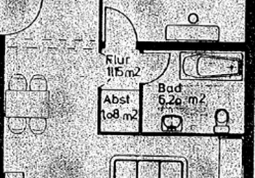 Ausschnitt Grundrisszeichnung