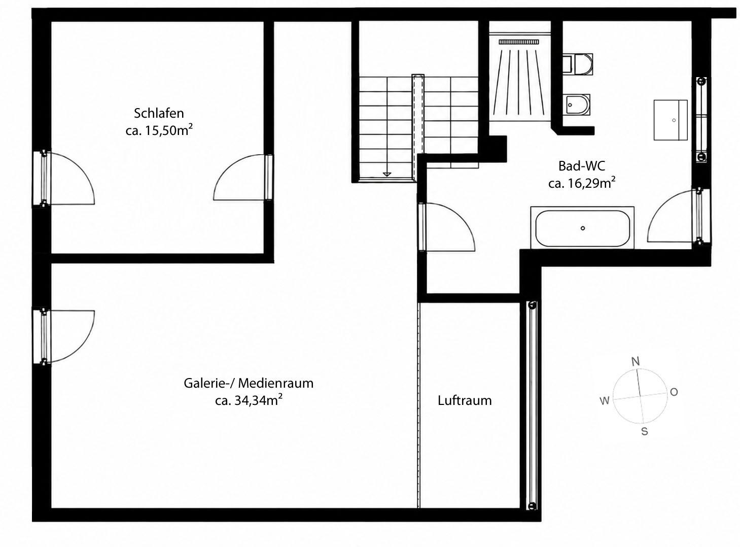 Grundriss Dachgeschoss