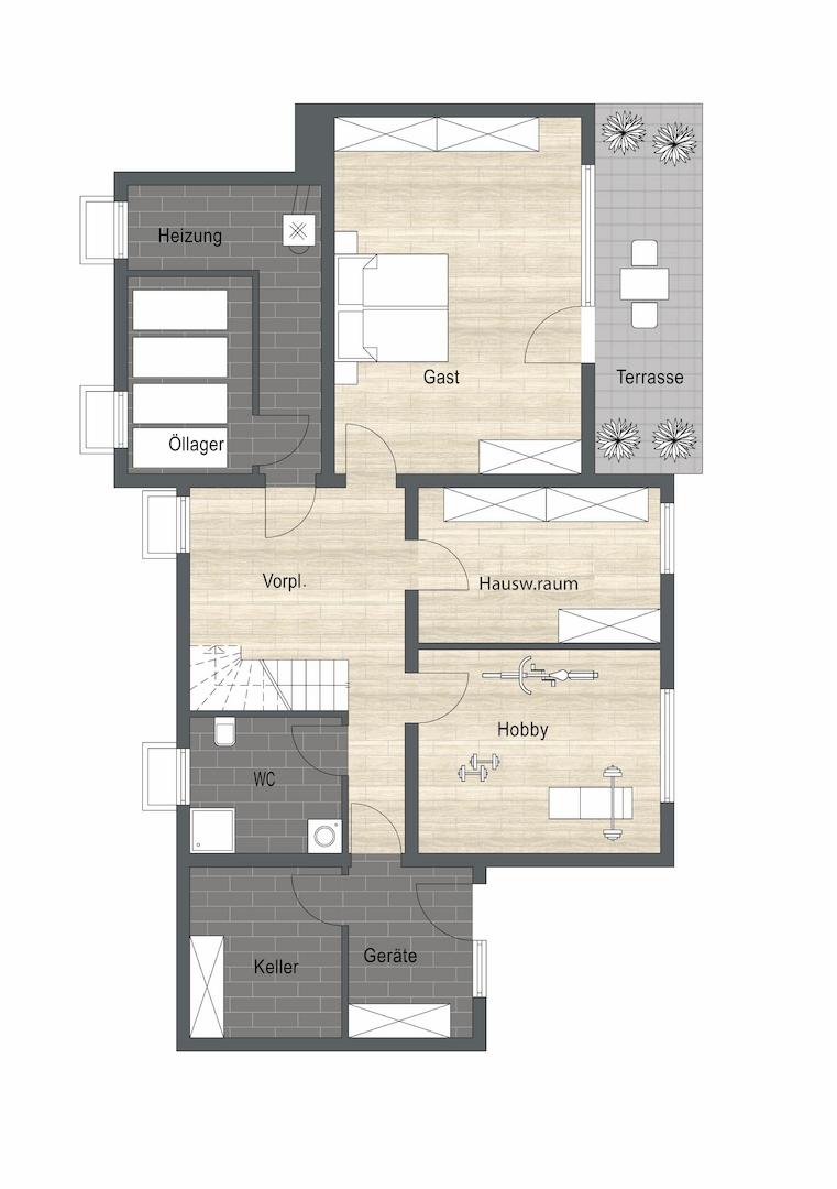 Grundriss UG