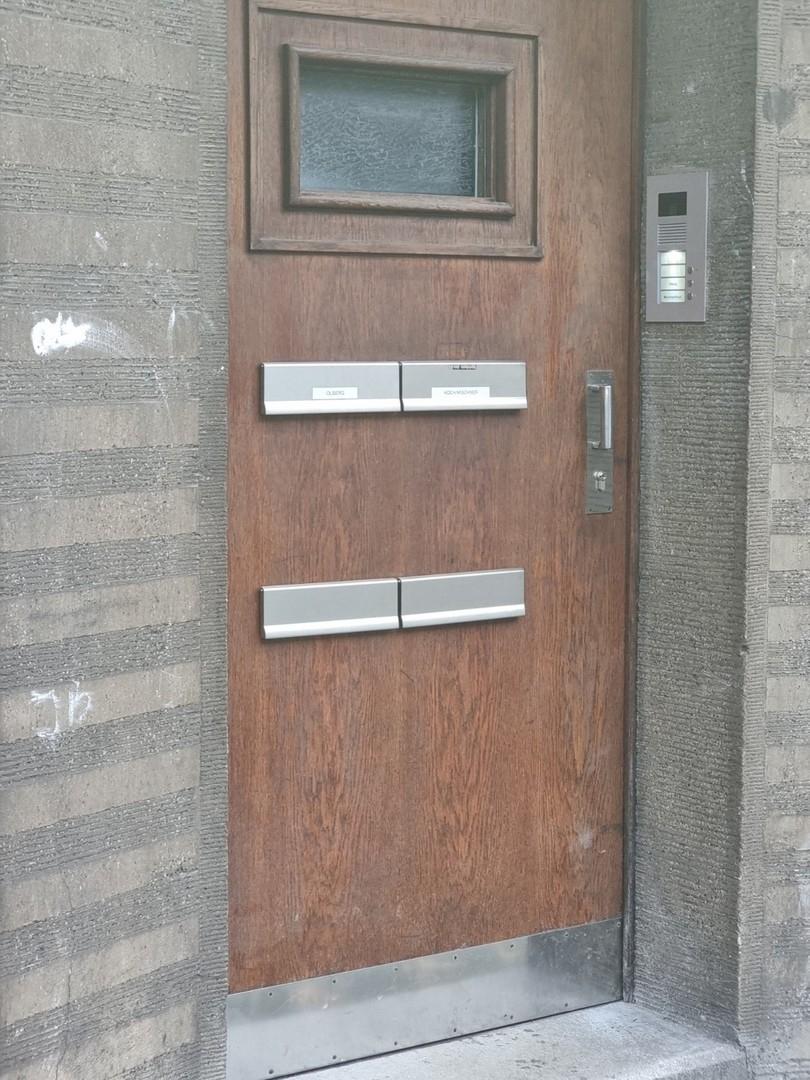 Haustür m Edelstahl Briefk.