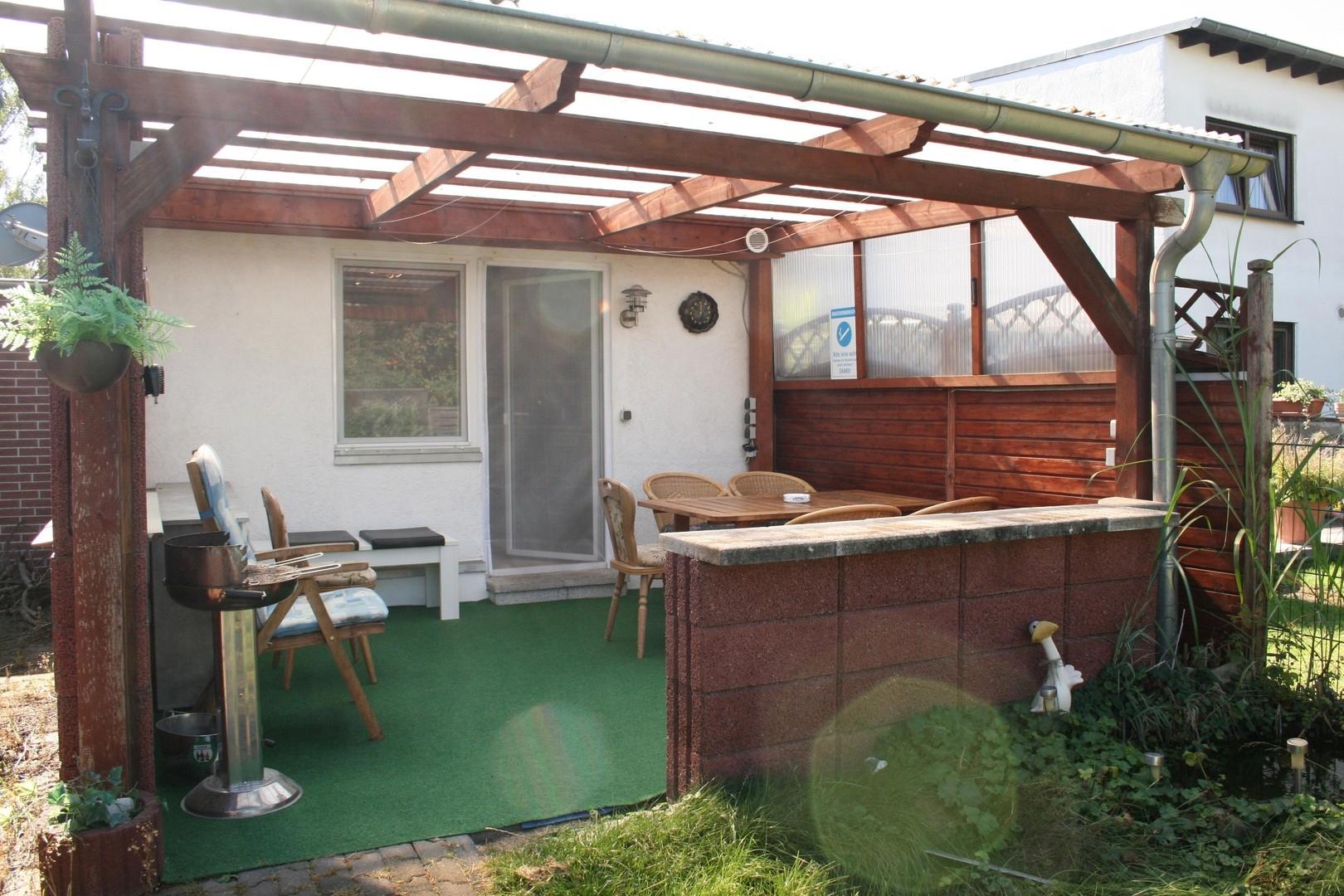 Überdachte Terrasse