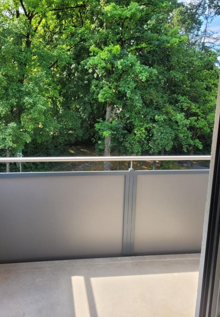 Blick vom Balkon