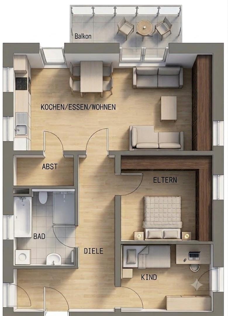 3D-Grundriss