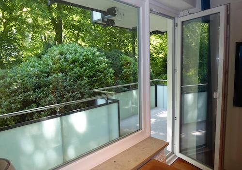 Zweites Balkonzimmer, Balkon