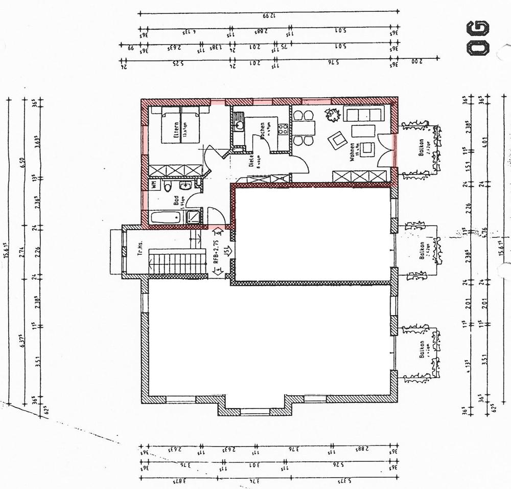 Grundriss ETW 6 Exposé