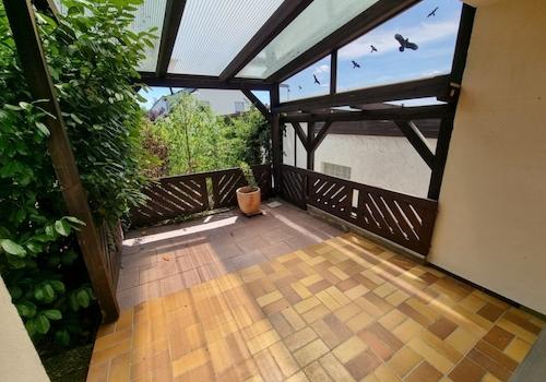 Überdachte Terrasse
