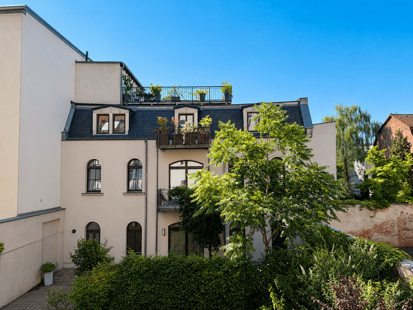 Ausblick Hinterhaus