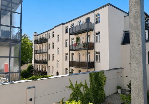 Ausblick Balkon