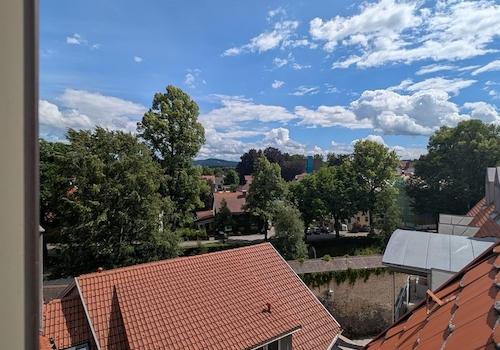 Ausblick Richtung Stadtmauer
